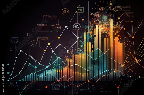 Analytics Business Data Background Generative AI