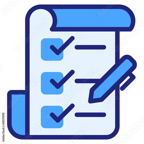 list blue icon