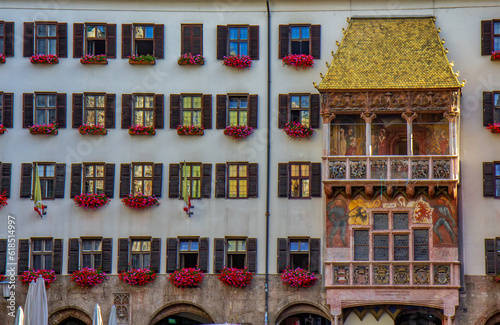 View of the famous golden roof in Innsbruck photo