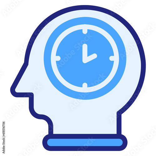 patience blue icon