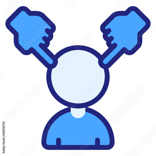 bullying blue icon Free Download bullying blue icon - GFXLoad