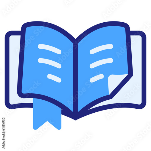 book blue icon