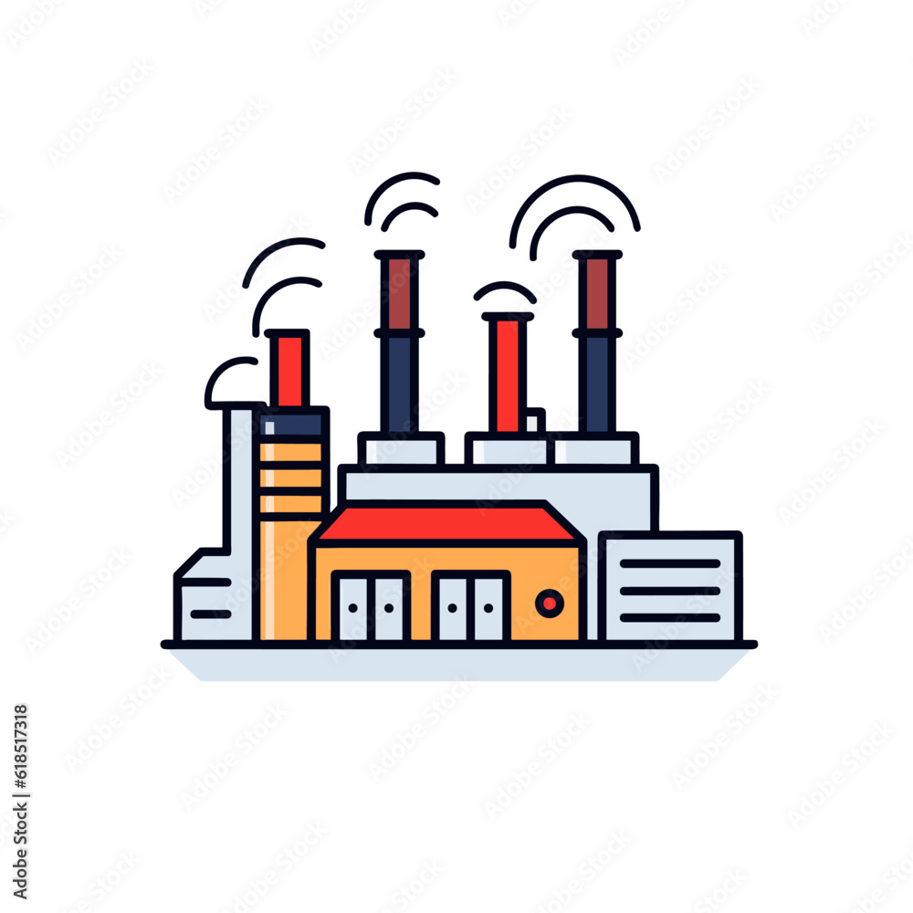 Bank building vector icon illustration