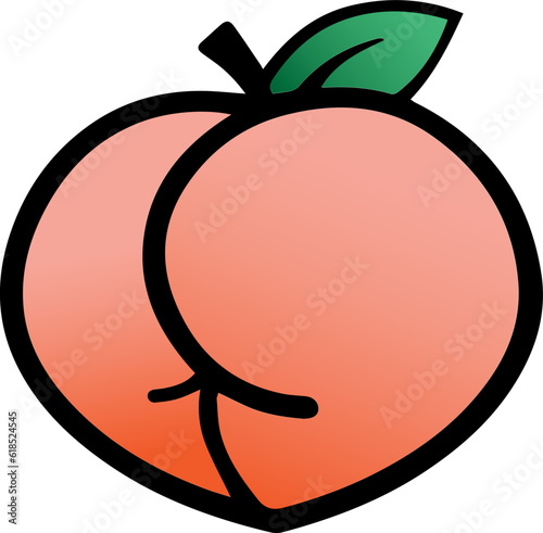 Peachy butt