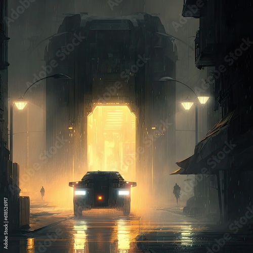 Future Cityscape: Blade Runner Concept Art 