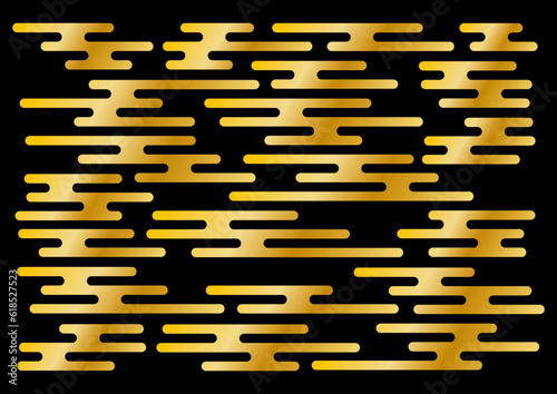 エ霞　金色　シンプル　素材　セット