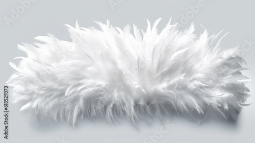 feather on white HD 8K wallpaper Stock Photographic Image