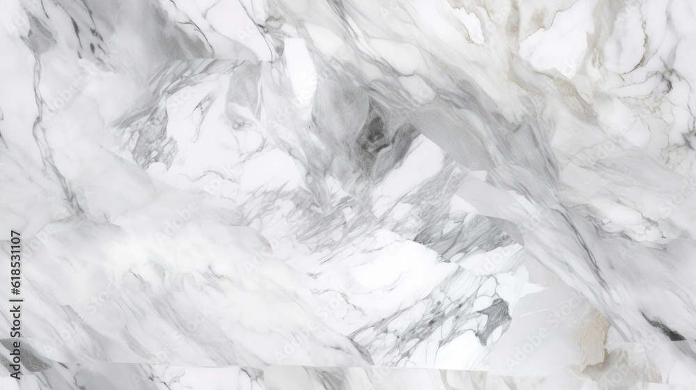 Seamless white marble texture background, AI generated Seamless white marble texture background, AI generated