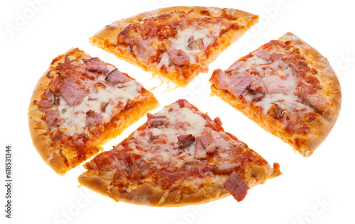 pizza isolated