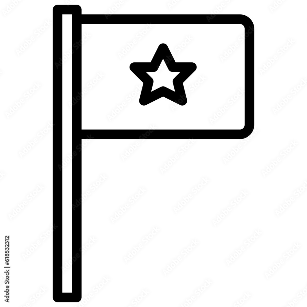 FLAG line icon,linear,outline,graphic,illustration FLAG line icon,linear,outline,graphic,illustration