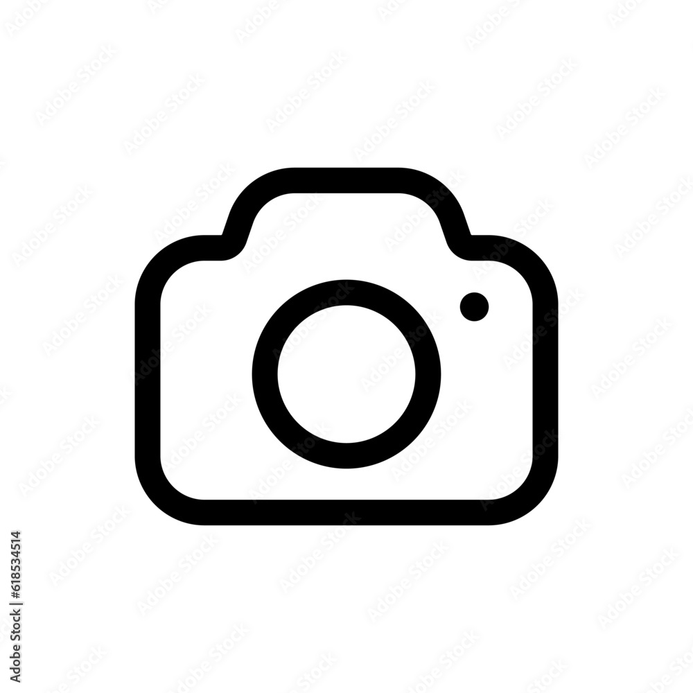 Simple Camera icon. The icon can be used for websites, print templates, presentation templates, illustrations, etc Simple Camera icon. The icon can be used for websites, print templates, presentation templates, illustrations, etc