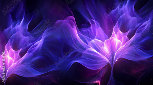 abstract purple swirl background gen ai