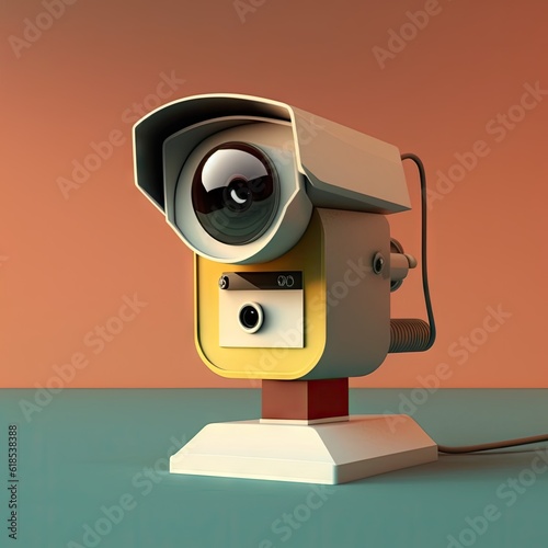 Bauhaus Surveillance: A Modern Take on CCTV Security Cameras 