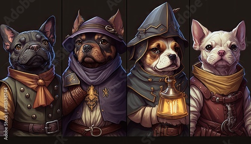 Anime Pups: D&D Adventure Squad 