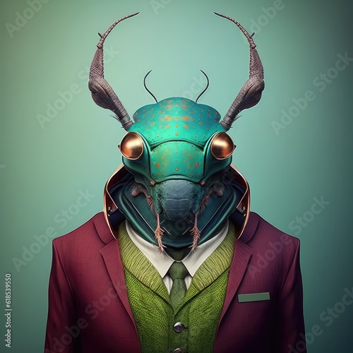 Insect Man: The Colorful Japanese Stag Beetle 