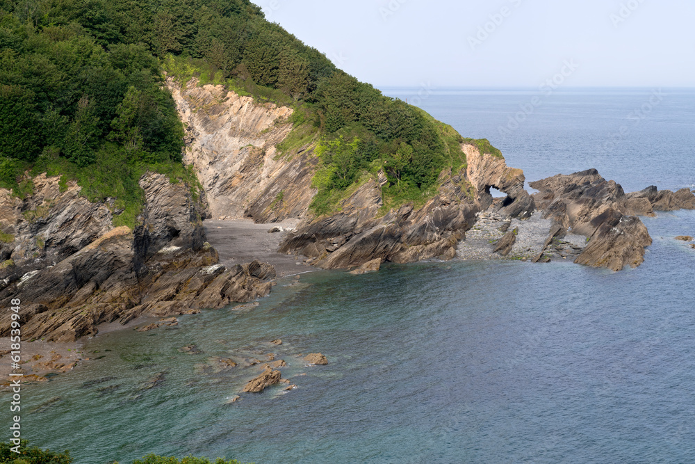 Fototapeta premium Hele Bay, North Devon, England