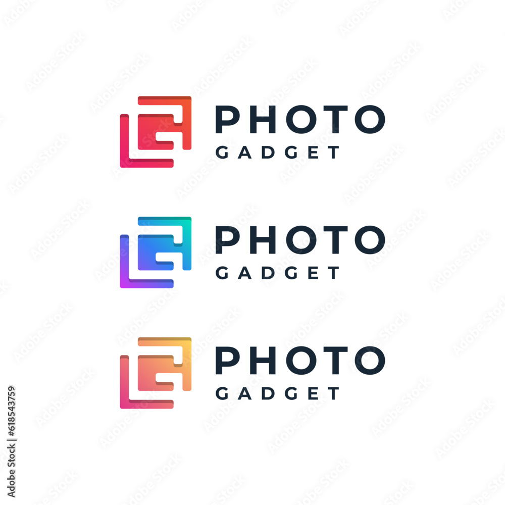 letter G with frame for photography logo design letter G with frame for photography logo design