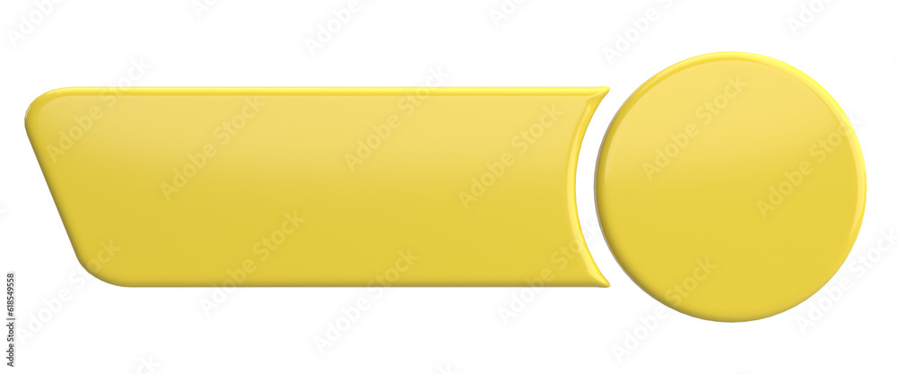3D button. Empty button. 3D illustration. 3D button. Empty button. 3D illustration.