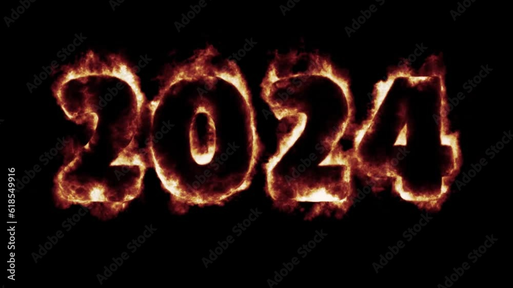 fiery font burning text fire on letters and numbers - red blue green flames - 2024 fiery font burning text fire on letters and numbers - red blue green flames - 2024