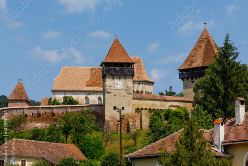The fortified church of Alma Vii in Romania