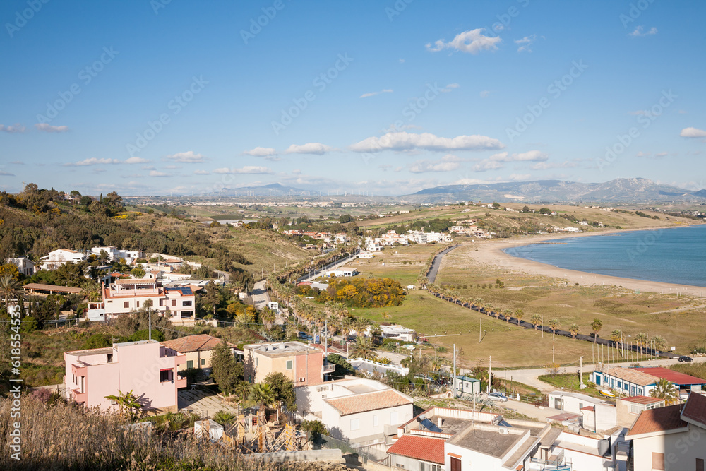 View on Porto Palo, Sicily