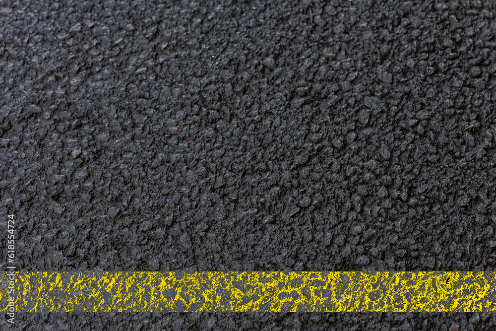 custom made wallpaper toronto digitalLigne jaune sur asphalte 