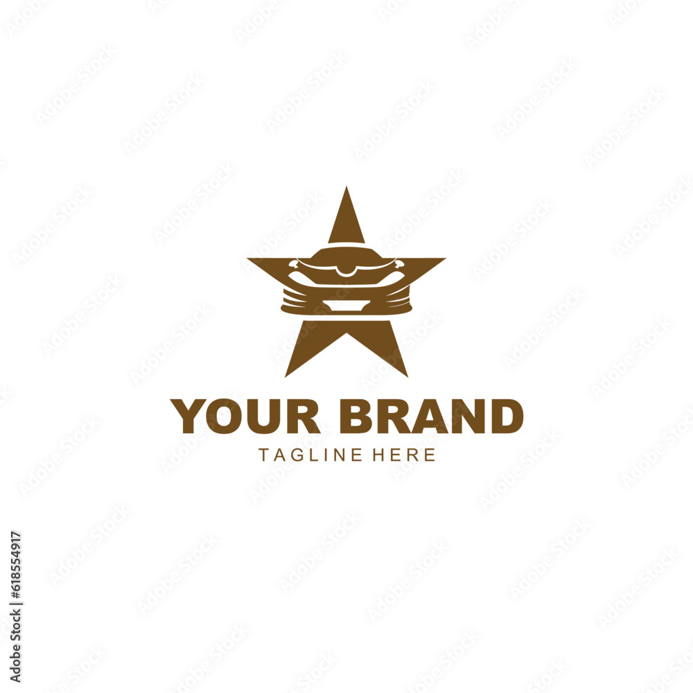 Obraz premium car logo with star