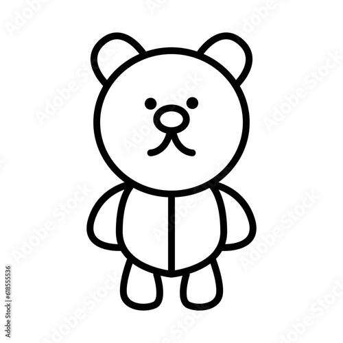 Fototapeta Naklejka Na Ścianę i Meble -  Teddy bear icon