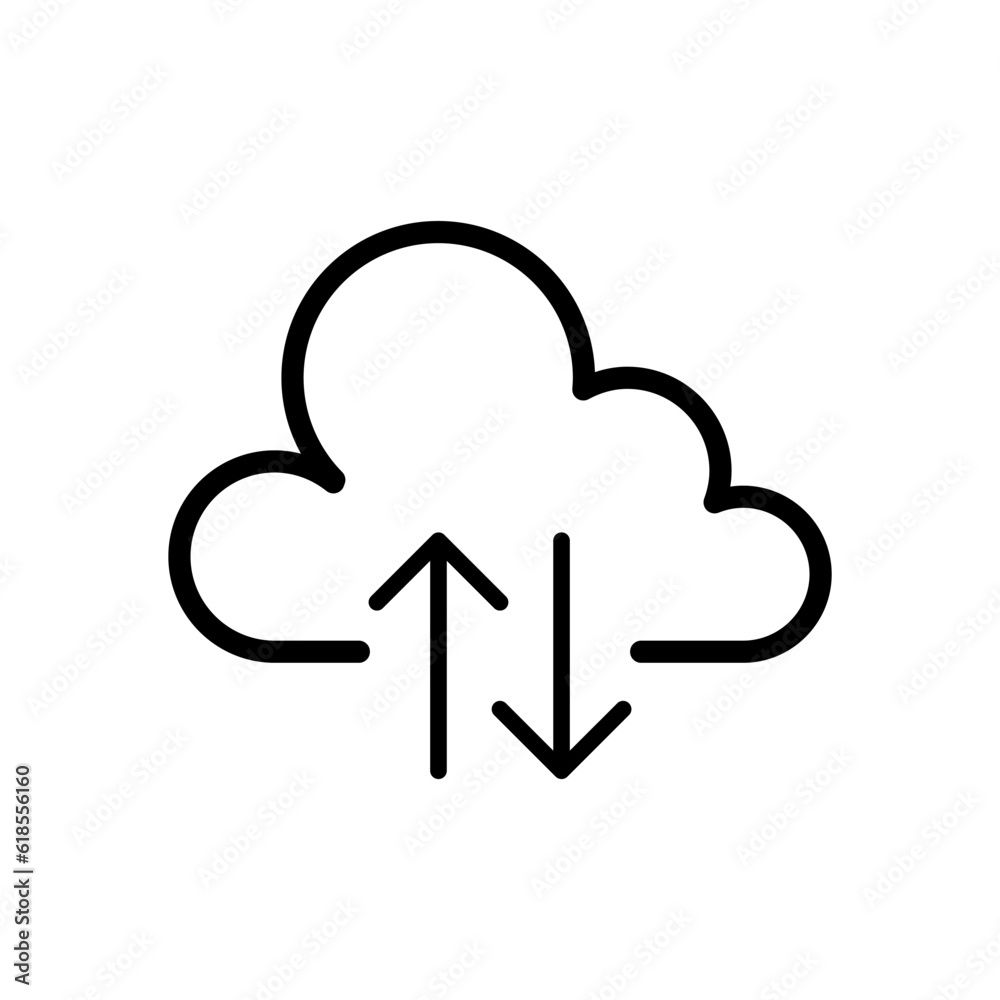 Cloud computing icon Cloud computing icon