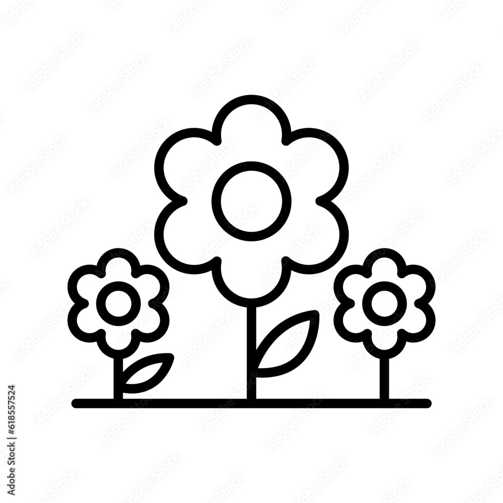 Obraz premium Flower icon