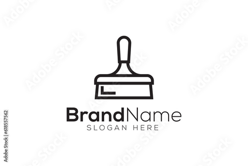 Drywall logo design vector template