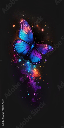 Beautiful Butterfly Nebulosa Galaxy