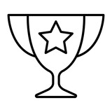 Racing trophy icon