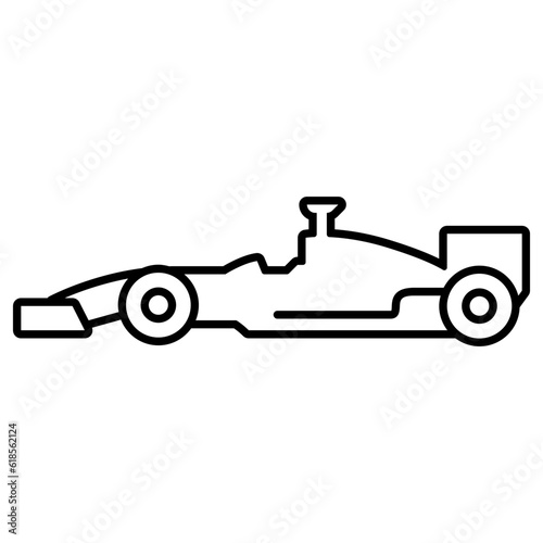 Racing car icon