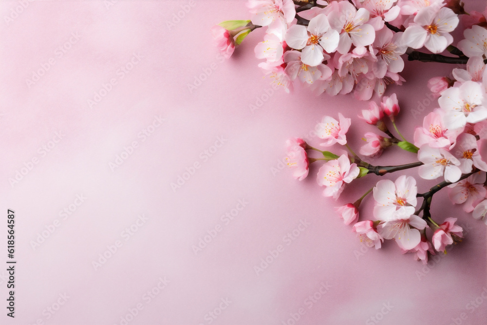 background floral valentine rose blossom leaf wedding bouquet pink nature flower. Generative AI.