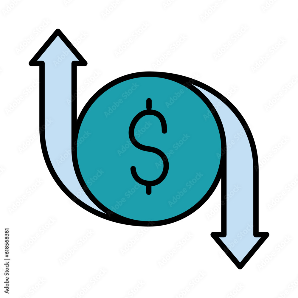 Filled Line Borrow arrow design vector icon design vector line icon svg Filled Line Borrow arrow design vector icon design vector line icon svg
