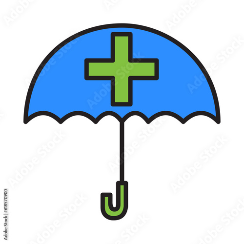 Filled Line INSURANCE design vector icon design vector line icon svg