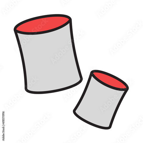 Filled Line MARSHMALLOW design vector icon design vector line icon svg