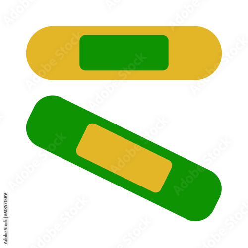 Simple Flat WOUND PLASTER design vector icon design vector line icon svg