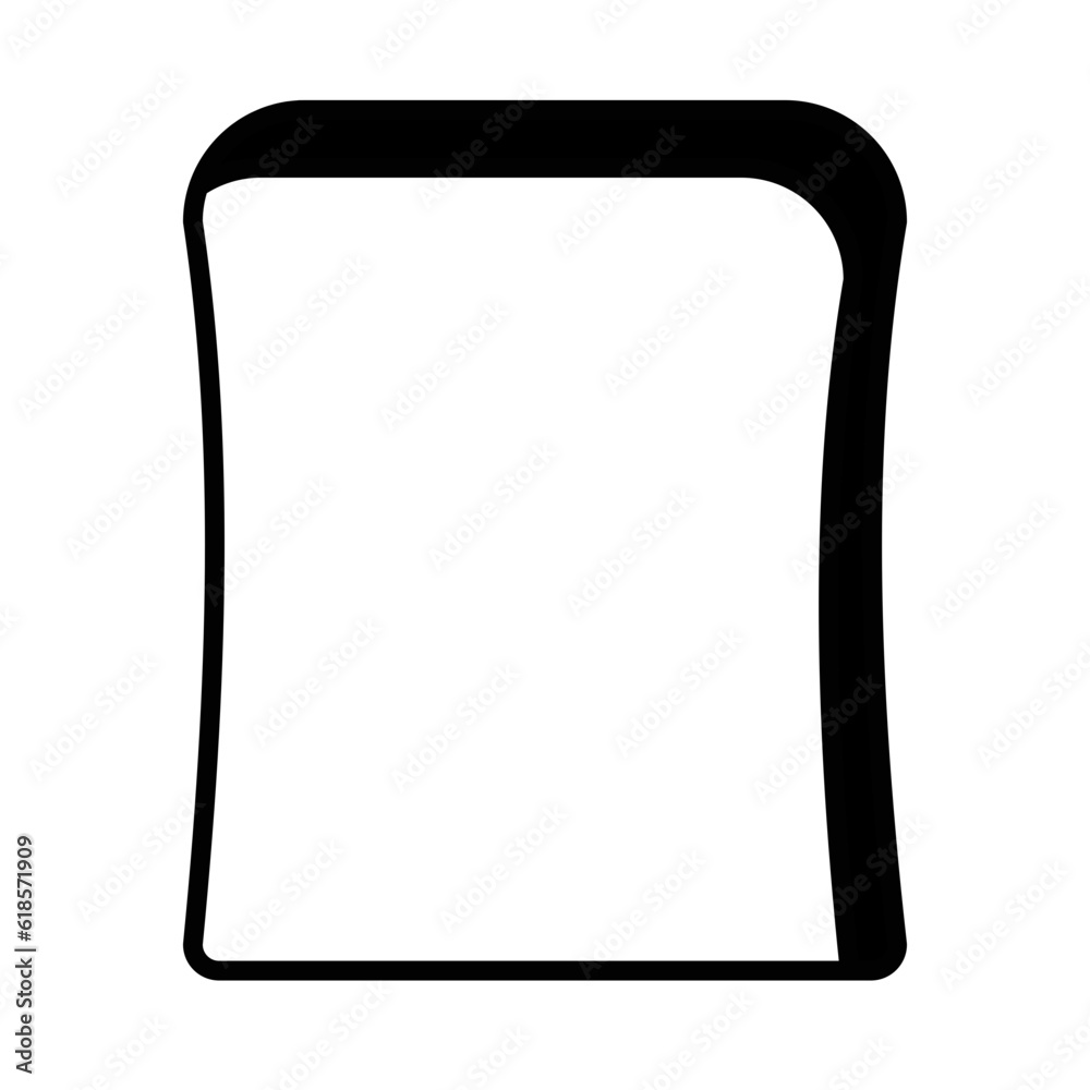 Solid Line BREAD design vector icon design vector line icon svg Solid Line BREAD design vector icon design vector line icon svg