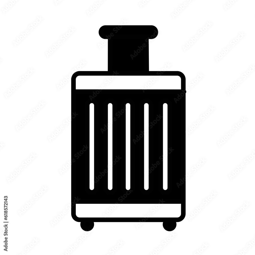 Solid Line SUITCASE design vector icon design vector line icon svg Solid Line SUITCASE design vector icon design vector line icon svg