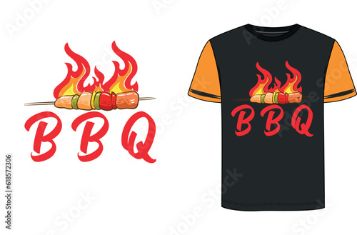 B B Q T-Shirt Design