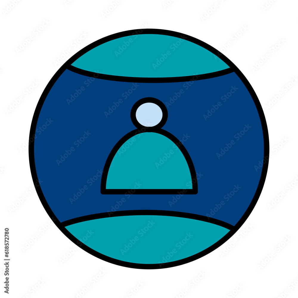 Filled Line Gym ball design vector icon design vector line icon svg Filled Line Gym ball design vector icon design vector line icon svg