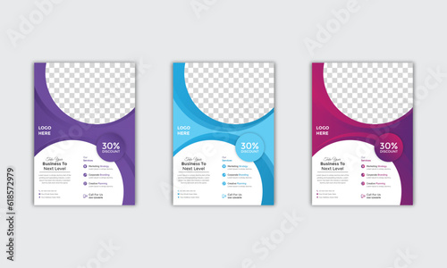 Unique,Modern Corporate and Creative Business Flyer Design Template Horizontal Name Flyer Simple and Clean Visiting Flyer Vector illustration Colorful Business Flyer,Brochure Design