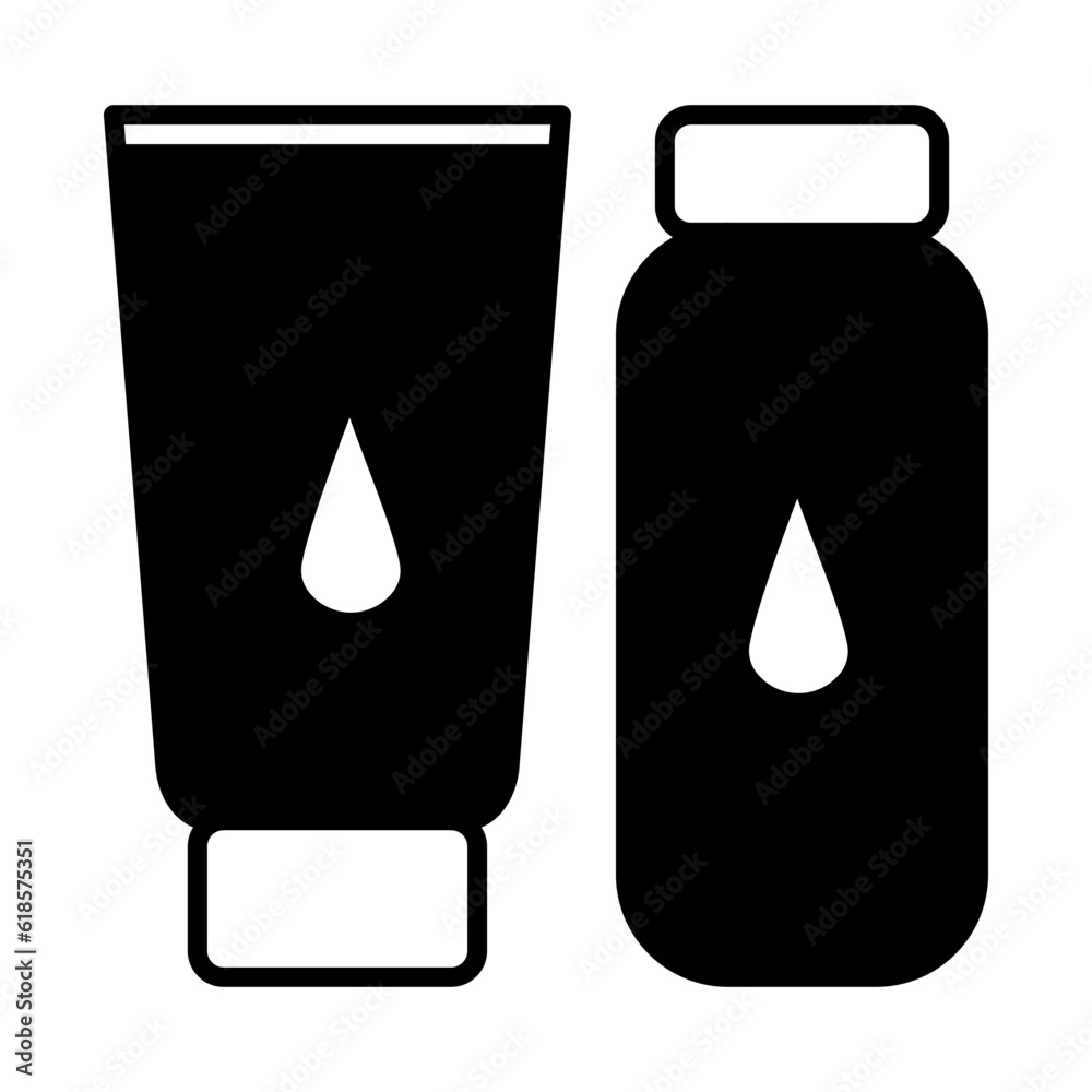 Solid Line MOISTURIZER design vector icon design vector line icon svg Solid Line MOISTURIZER design vector icon design vector line icon svg