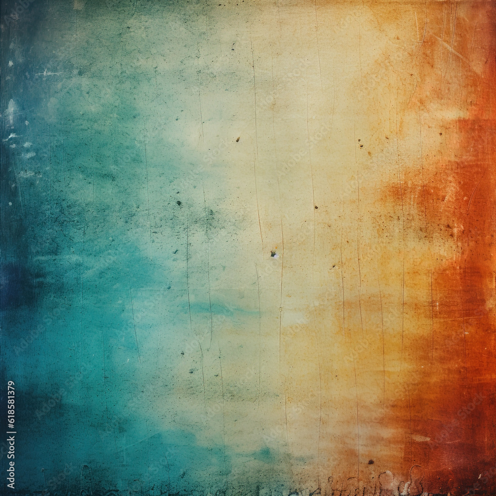Worn, colored, grunge wall background. 