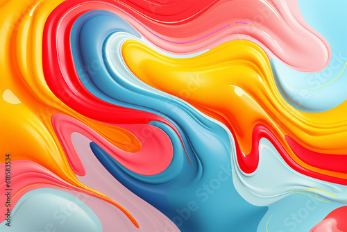 Trendy liquid style shapes abstract design, dynamic background for placards, brochures, posters, web landing pages, covers or banners 