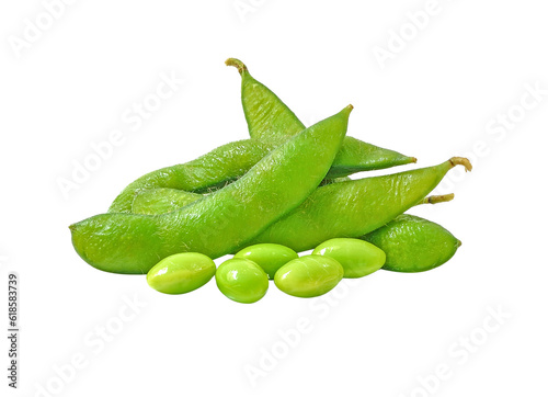Fotografia boiled green soy beans, japanese beans transparent png