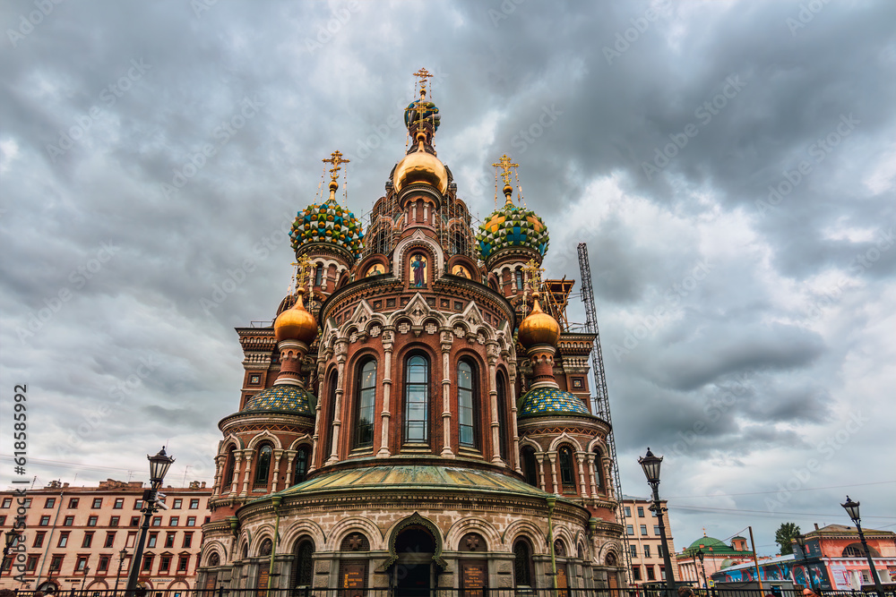 The Church of the Savior on Spilled Blood stands as a poignant reminder of the assassination site where Czar Alexander II lost his life.