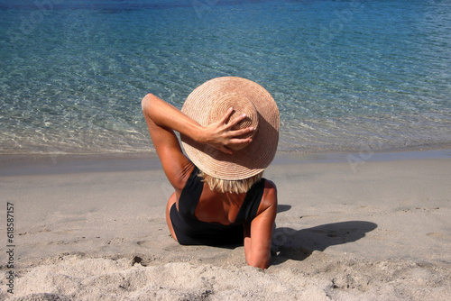 person on the beach